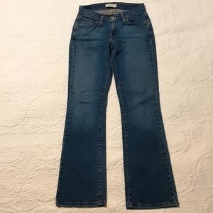 LEVI'S Curvy Bootcut 529 Jeans - Size 4, Medium Length, Medium Wash, Low Rise